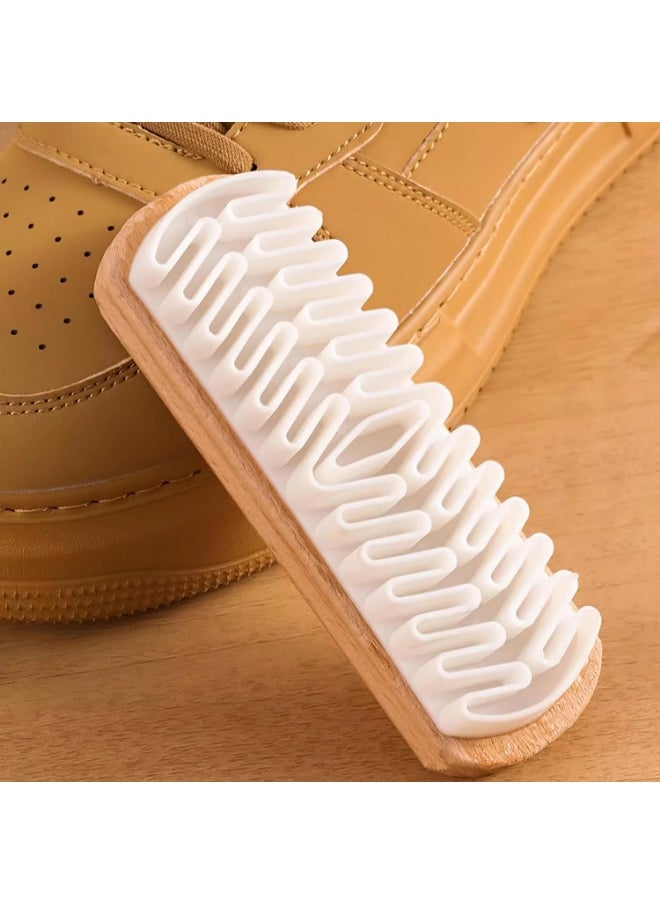 Meetion 1pc Crepe Suede Shoe Brush - Premium Nubuck Cleaner and Eraser Set, Complete Shoe Cleaning Bristle Brushes for Dress Shoes and Boot Care  - Image 3