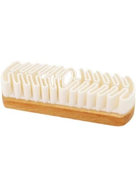 1pc Crepe Suede Shoe Brush - Premium Nubuck Cleaner and Eraser Set, Complete Shoe Cleaning Bristle Brushes for Dress Shoes and Boot Care