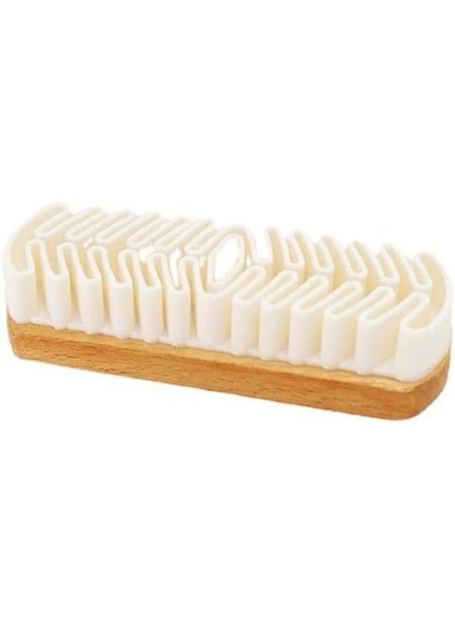 Meetion 1pc Crepe Suede Shoe Brush - Premium Nubuck Cleaner and Eraser Set, Complete Shoe Cleaning Bristle Brushes for Dress Shoes and Boot Care  - Image 1