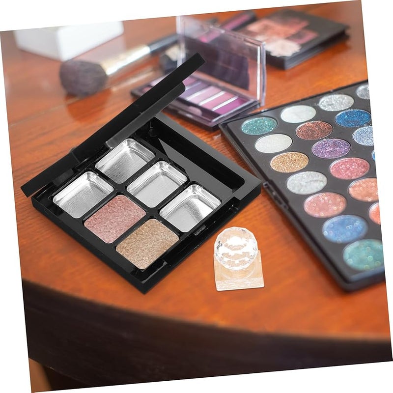 4 Pack Empty Refillable Eyeshadow Case Plates Travel Cosmetic Container for Makeup Samples - Image 5