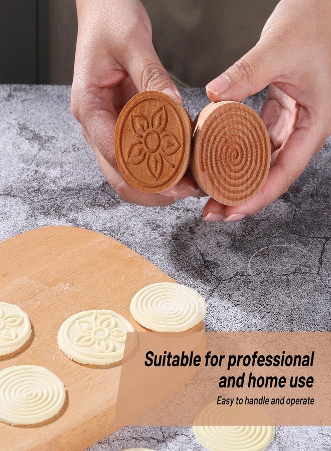 Gartely Ravioli Corzetti Pasta Stamp Tortelloni Flower Corzetti Press Corzetti Base Cutter and Spiral Italian Corzetto Starter Kit Gartely Croxetti Mould Pasta Tools - Image 3