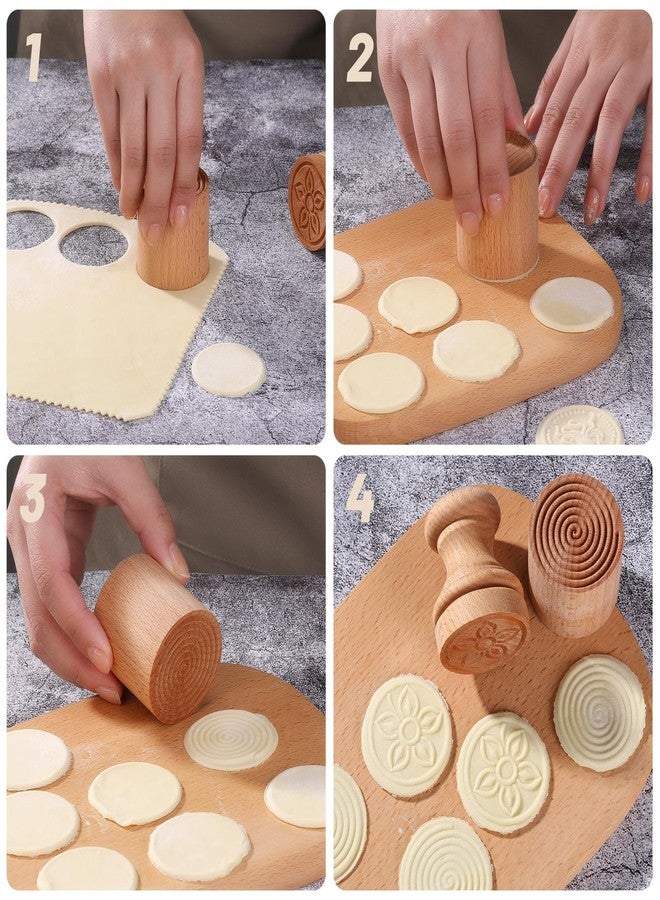 Gartely Ravioli Corzetti Pasta Stamp Tortelloni Flower Corzetti Press Corzetti Base Cutter and Spiral Italian Corzetto Starter Kit Gartely Croxetti Mould Pasta Tools - Image 2