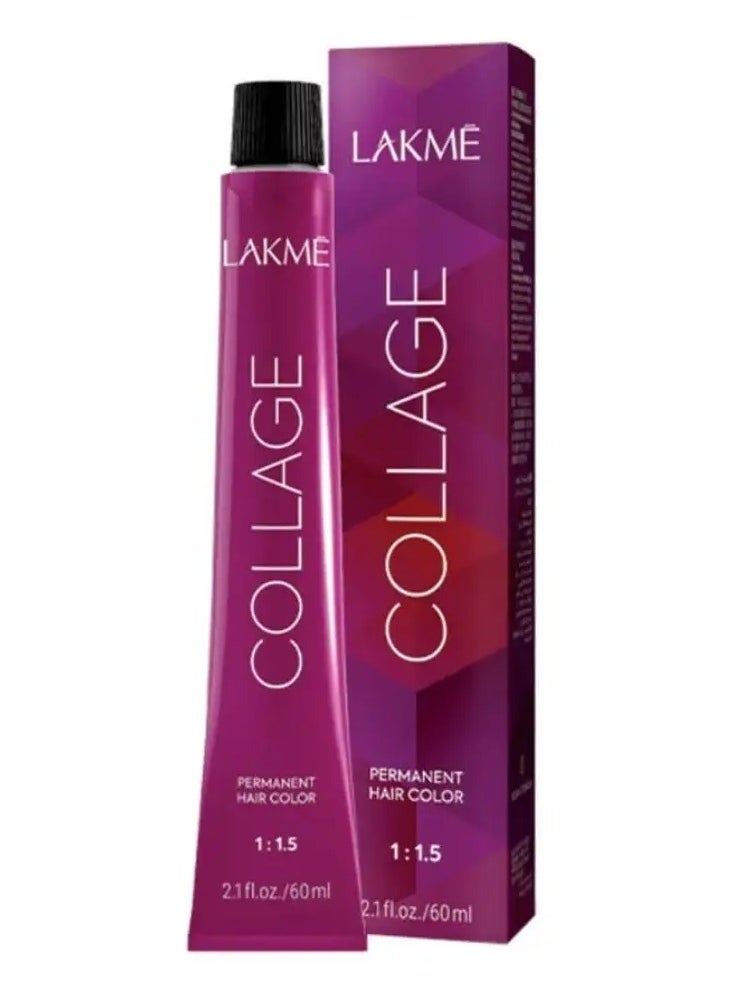 LAKME Collage Permanent Hair Color 10/17 Ash Blue Platinum Blonde and Oxidant Cream Color Developer 18 Vol 5.4% - 90 ml  - Image 2