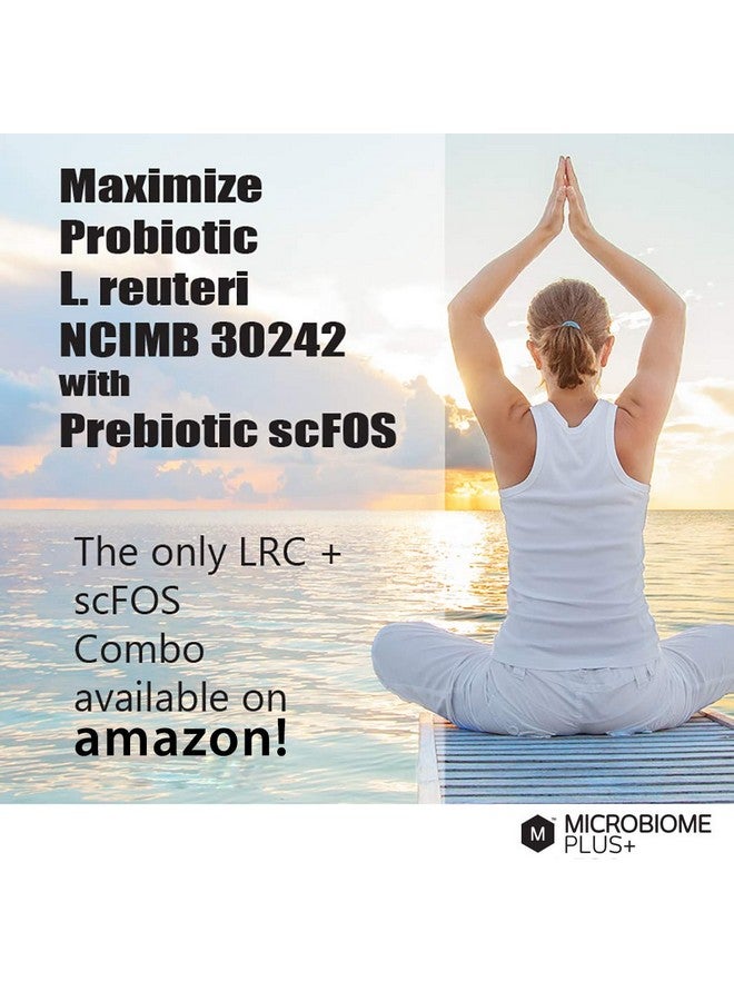 Microbiome Plus Gastrointestinal Probiotics L Reuteri NCIMB 30242 and Prebiotics scFOS, GI Digestive Supplements, Allergy Safe, Gluten-Free Probiotic Supplement for Men and Women (1 Month Supply) - Image 3