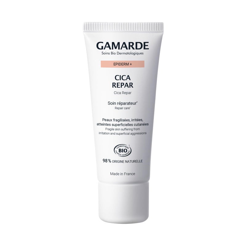 Gamarde Cica Repair - Natural Origin Face Moisturizer - Fragrance-Free for Fragile and Damaged Skin - for Adults and Children 3 Plus - 1.41 oz - Image 1