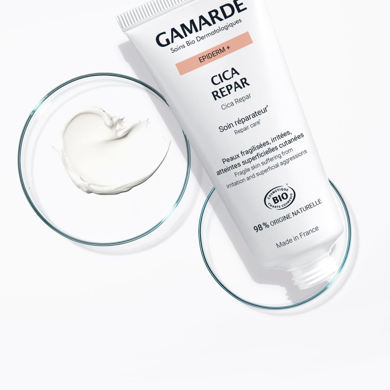 Gamarde Cica Repair - Natural Origin Face Moisturizer - Fragrance-Free for Fragile and Damaged Skin - for Adults and Children 3 Plus - 1.41 oz - Image 4