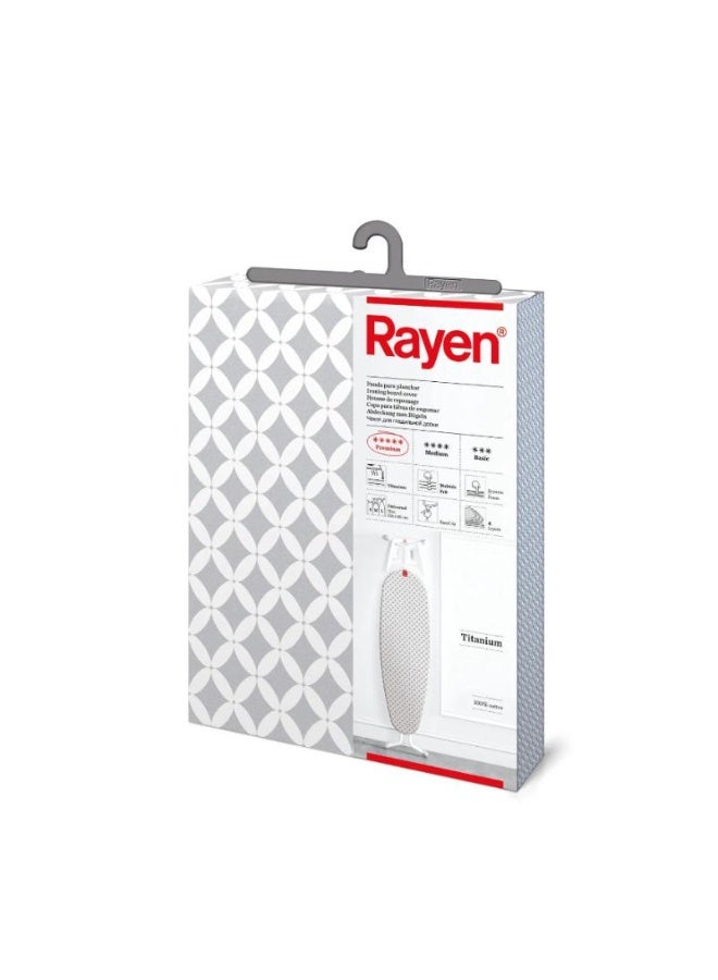 Rayen Heat-Resistant Ironing Board Cover – 126×40 cm, Universal Fit, Premium Spanish Quality - Image 4