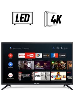 65" 4K Smart TV | Android 14, Ultra HD, Netflix, YouTube, Miracast, Bezel less, Satellite receiver, STAR TRACK