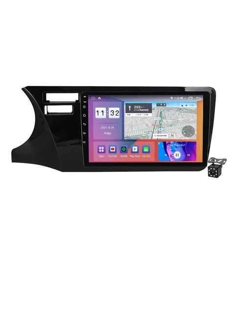 Car Radio Multimedia Player with Backup Camera for Honda City 2014-2017 Android 11 Car Stereo 9" Support Bluetooth Navigation GPS/Carplay/Wifi/4G/SWC/DSP