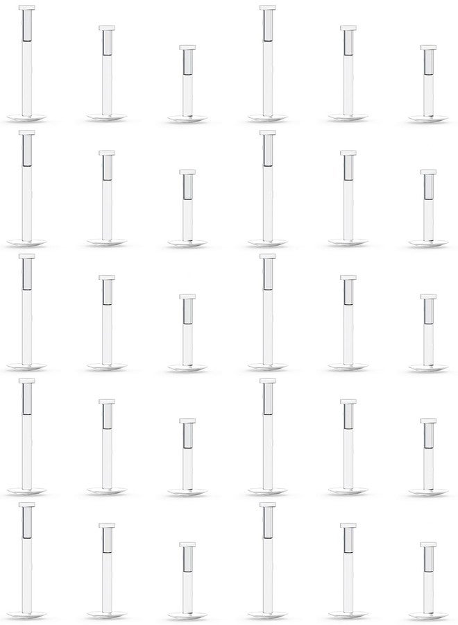 Ocptiy 18G Clear Plastic Nose Ring Stud Piercing Retainer Surgery Sport Work Silicone Lip Labret Medusa Monroe Ring Bioflex Flat Back Tragus Helix Catilage Conch Earring Piercing Jewelry Women Men - Image 1