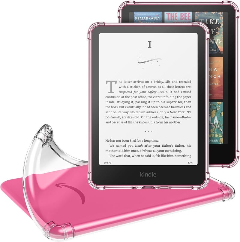 MoKo Case for All-New 7" Kindle Paperwhite (12th Generation-2024) and Kindle Colorsoft Signature Edition 2024, Ultra Thin Clear Flexible Transparent TPU Skin Bumper Back Cover Shell, Clear - Image 1