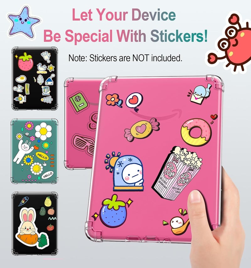 MoKo Case for All-New 7" Kindle Paperwhite (12th Generation-2024) and Kindle Colorsoft Signature Edition 2024, Ultra Thin Clear Flexible Transparent TPU Skin Bumper Back Cover Shell, Clear - Image 3