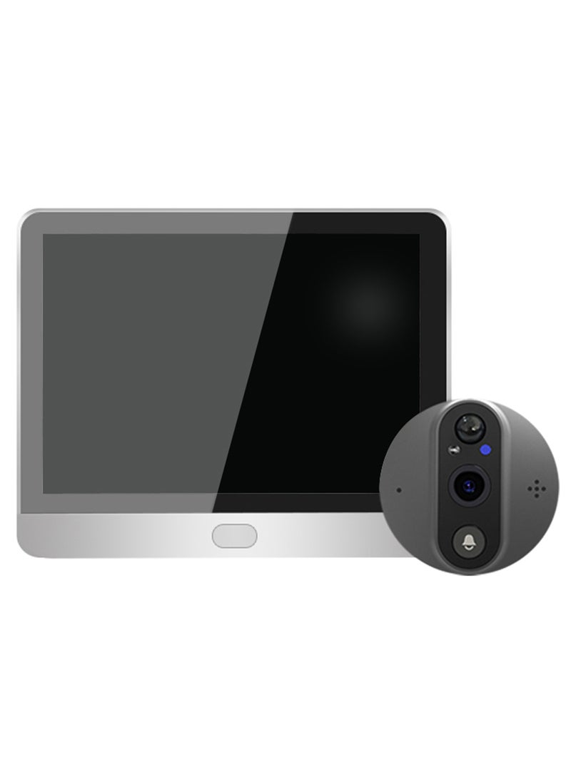 Sharpdo - 1080P Video Intercom Video Doorbell with WIFI Monitor HD Camera 4.3'' Colour Screen Display TUYA App Viewing Two-Way Audio PIR Motion Detection (Not Included Memory Card) - Image 1