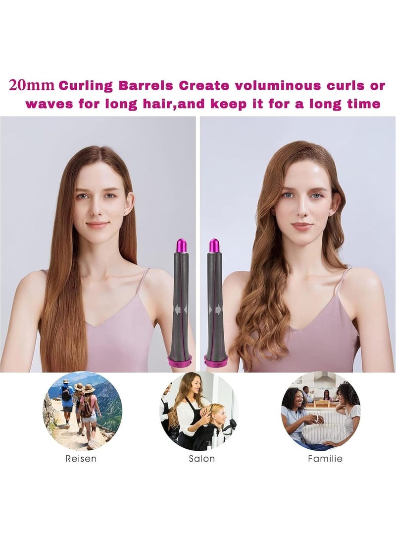 Trendiva 1 Pair 20mm/0.78 inch Long Curling Barrels Attachment for Dyson Airwrap Styler, Hair Curl Barrels Attachment Parts - Image 5