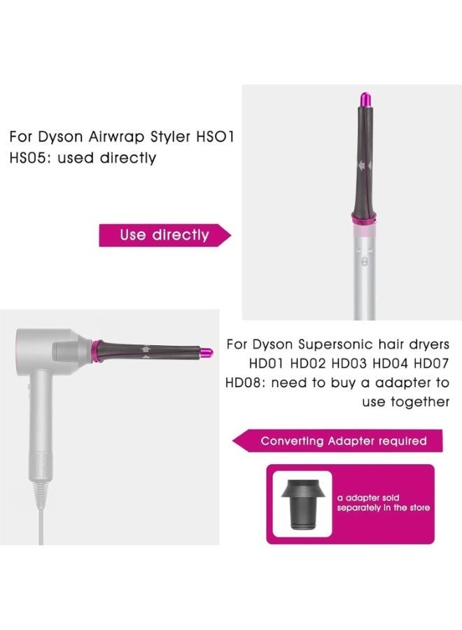 Trendiva 1 Pair 20mm/0.78 inch Long Curling Barrels Attachment for Dyson Airwrap Styler, Hair Curl Barrels Attachment Parts - Image 2