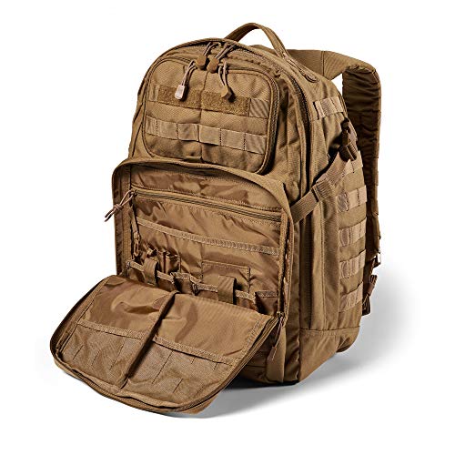 5.11 Tactical Backpack â€“ Rush 24 2.0 â€“ Pack and Laptop Compartment, 37 Liter, Medium, Style 56563 â€“ Kangaroo - Image 2