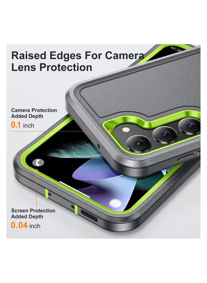 Y&D Fit for Samsung Galaxy S23 Case, Phone Cover, Triple Layer Heavy Duty Shockproof Dust Proof, Bumper Corner Hybrid Rugged Rubber, Matte 5G - Image 4