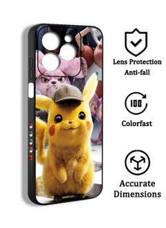 Phone Protective Case Cover For Infinix Smart 8 Pikachu cartoon pokemon Pikachu pattern FFG06 Print