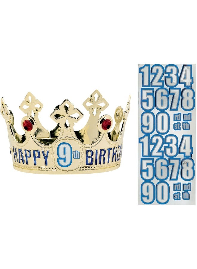 Amscan Customizable Happy Birthday Crown Party Accessory - 1 Pc. - Image 1
