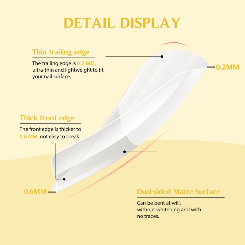 SAVILAND Gel Nail X Kit: 500 Pcs Square Nail Tips Gels Nail Kit with Drill, 0.5 Oz 4-in-1 U V Nail Glue with Lamp, Nail Kit At Home Art Designs & Salon Manicure Kit Gift For Women - Image 4