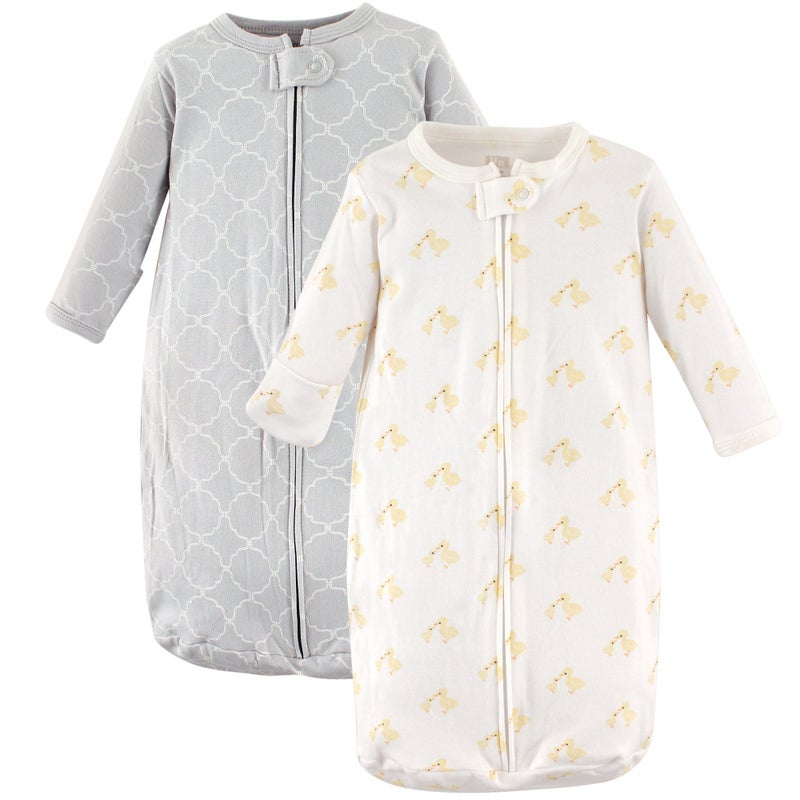 hudson baby Hudson Baby Unisex Baby Cotton LongSleeve Wearable Sleeping Bag Sack Blanket Duck 03 Months 