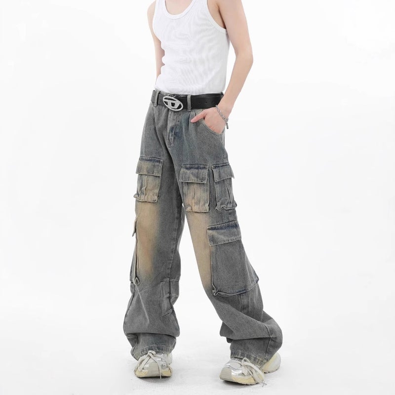 Unisex Casual Daily Denim Jeans - Image 2