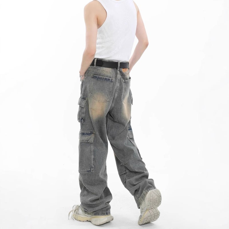 Unisex Casual Daily Denim Jeans - Image 5