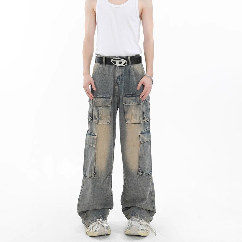 Unisex Casual Daily Denim Jeans - Image 1