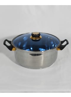 HTH Set of 6 High Quality Stainless Steel Cookware Set Gas Stovetops Compatible for Family Meals Dishwasher Safe  - Image 5