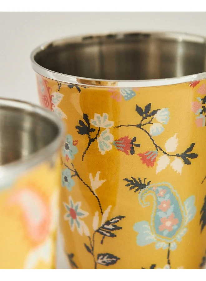 Chumbak Pixel Paisley Tumbler Set Small, 250ml