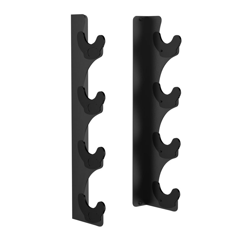 Tamisom Barbell Rack Single Hook Wall Mount Heavy Duty Vertical Barbell Holder Weight Bar Holder for Olympic Barbell Curl bar Commercial or Home Gym Accessory 4 bars - Image 2