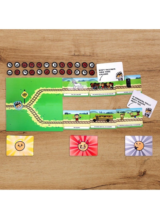 Skybound Trial by Trolley: an Adult Card Game of Moral Dilemmas and Murder | Party Game Games and Cyanide and Happiness | 3-13 Players, Ages 18 and Up - Image 5