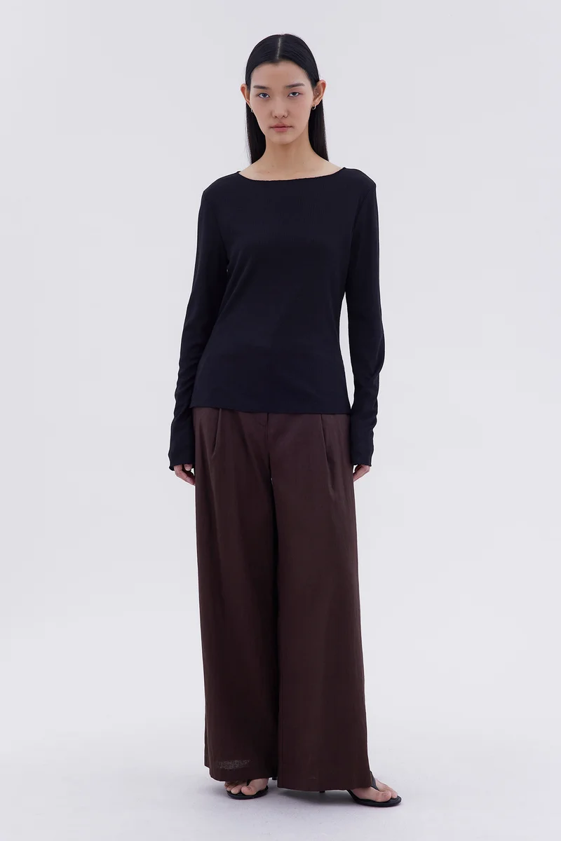 ذا اديتورز ماركت Amoret Sheer Relaxed Top