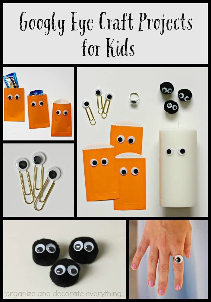 3A FEATURETAIL Googly Eyes Wiggle Eyes Doll Eyes Art and Craft Eyes Black/White (200 Pieces, 10mm) - Image 2