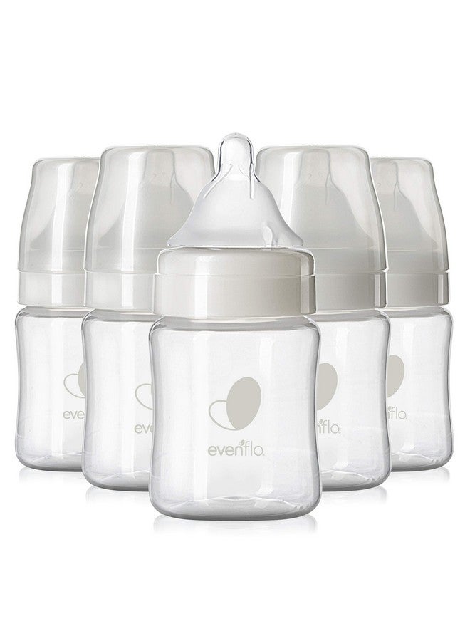 Evenflo Feeding Premium Proflo Venting Balance Plus Wide Neck Baby, Newborn and Infant Bottles - Developed by Pediatric Feeding Specialists - 5 Ounce (Pack of 6) - Image 1