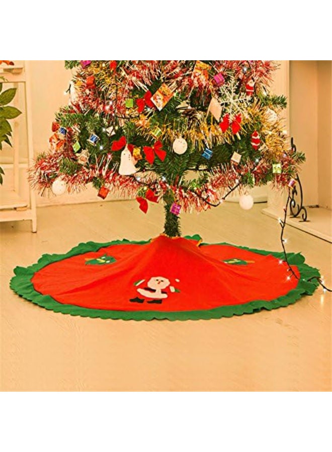 تنورة شجرة عيد الميلاد مع طباعة سانتا 36 بوصة - Image 3
