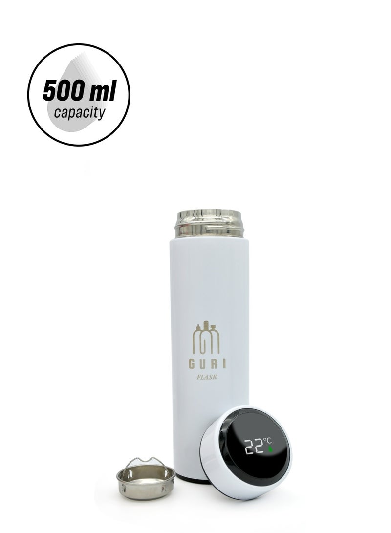 Guri Flask Vaccum Flask Thermos Bottle Led Display Tempreture For Water And Coffee BPA Free 500ML - Image 1