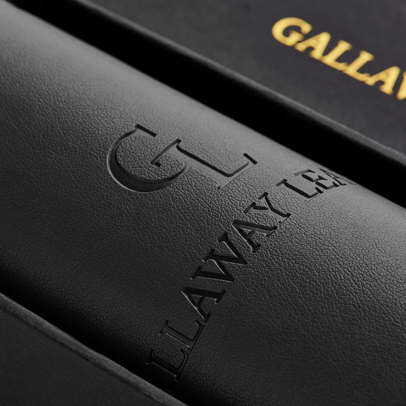 Gallaway Leather Desk Mat,Desk Writing Pad - Office Desk Pad, Large 36" x 17" Black, Desk Mats on Top of Desks, Gift Ready Elegant Computer Desk Mat Desk Cover Desk Pad Protector PU Leather - Image 2