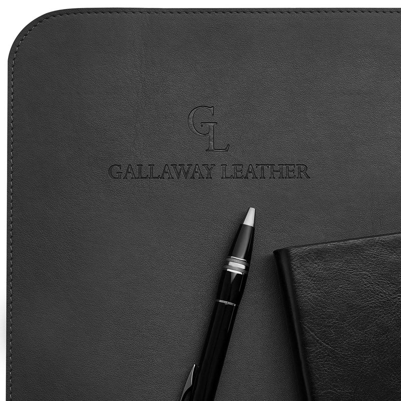 Gallaway Leather Desk Mat,Desk Writing Pad - Office Desk Pad, Large 36" x 17" Black, Desk Mats on Top of Desks, Gift Ready Elegant Computer Desk Mat Desk Cover Desk Pad Protector PU Leather - Image 5