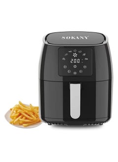 sokany sokany healthy air fryer Sk-8018-1400w -Black  - Image 1