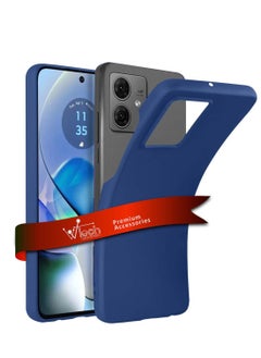 Motorola Moto G54 5G 2023 / Motorola Moto G64 5G 2024 Premium Liquid Silicone with Camera Hole Case Cover - Navy Blue