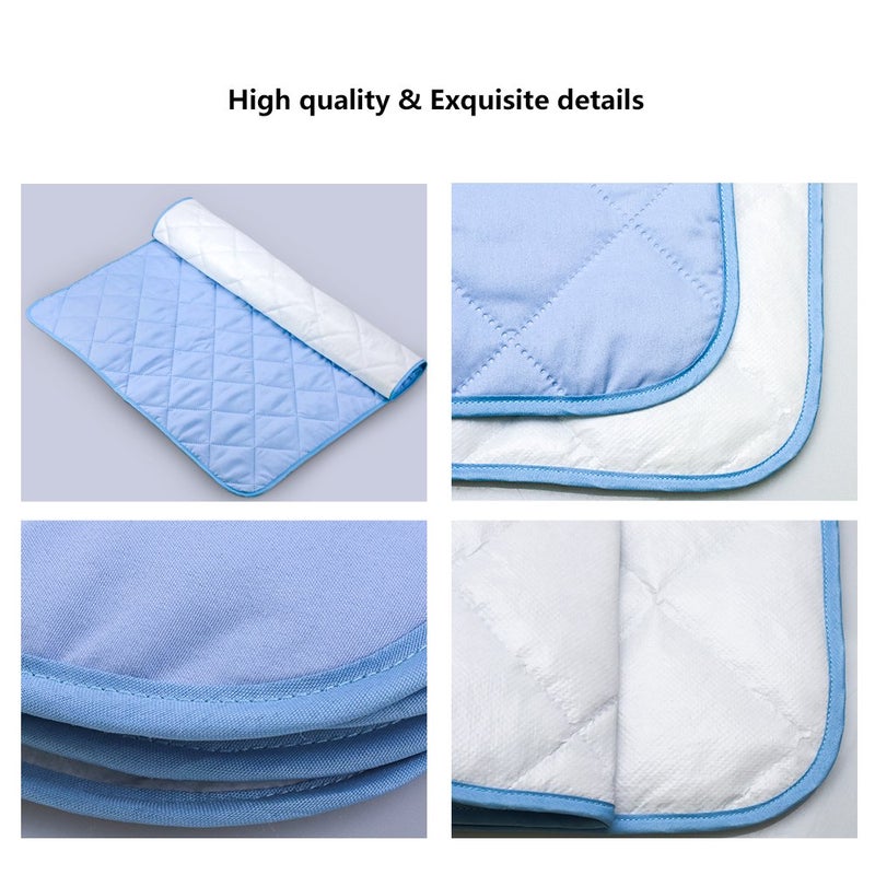 Topwon Quilted Changing Pad Waterproof, Crib Mattress Pad Liner,Comfy and Soft Foldable Mattresses 23'' x 31'' Protection for Kids, Adults, Elderly | Liquid, Urine, Accidents (Pack of 1) - Image 5