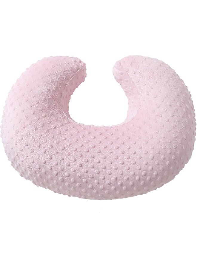 DONOMILO Nursing Pillow and Positioner Breastfeeding and Bottle Feeding, Propping Baby, Tummy Time, Sitting Support for Baby Boy Baby Girl, with Removable Minky Dots Cover (Blushing Bride) - Image 4