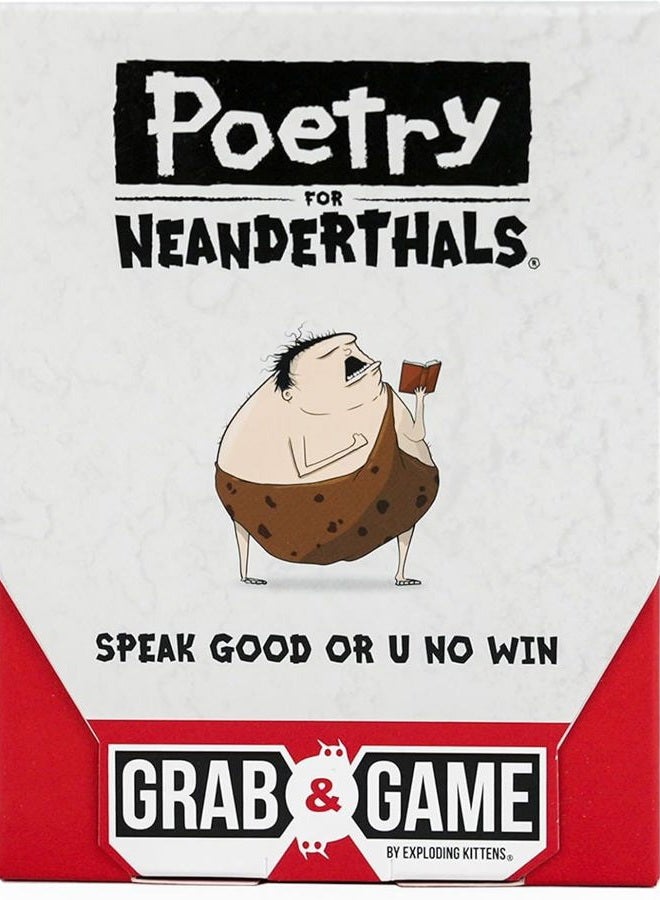 Exploding Kittens Grab & Game - Card Game for Families - Fast-Paced, Easy-to-Learn Game with Hilarious Original Artwork by The Oatmeal Creator, Age 7+ (2-4 Players, 42 Cards) - Image 1