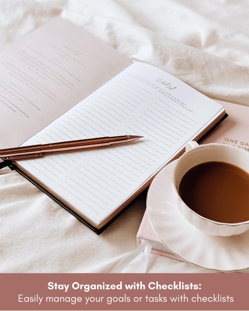 Lamare دفتر تجسيد لاماري للنساء - دفتر أحلام الحياة: مخطط الحياة ومخطط تحديد الأهداف لتتبع التقدم وتحسين التركيز - كتاب تجسيد ومخطط أهداف للإنتاجية - Image 5