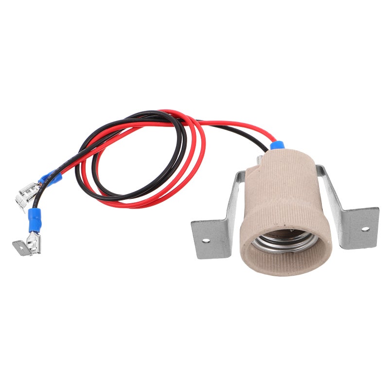 Popcorn Machine Lamp With Wire - Light Bulb Holder Replacement Part For Commercial Popcorn Maker Fits Home Or Event Use - Image 1
