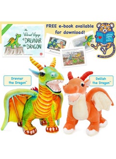 فياهارت دريفنار التنين - حيوان محشو من القطيفة مقاس 24 بوصة - من إنتاج Tigerhart Toys  - Image 5