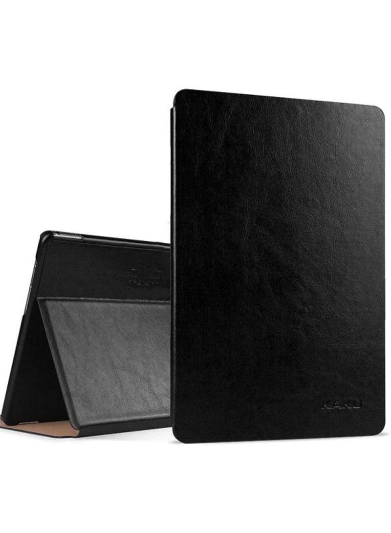 Muzz حافظة لجهاز Xiaomi Pad 7 / Pad 7 Pro مقاس 11.2"، حافظة فليب واقية من الصدمات، غطاء خلفي ناعم من TPU، غطاء جلدي لجهاز Xiaomi Pad 7 / Xiaomi Pad 7 Pro (أسود) - Image 4