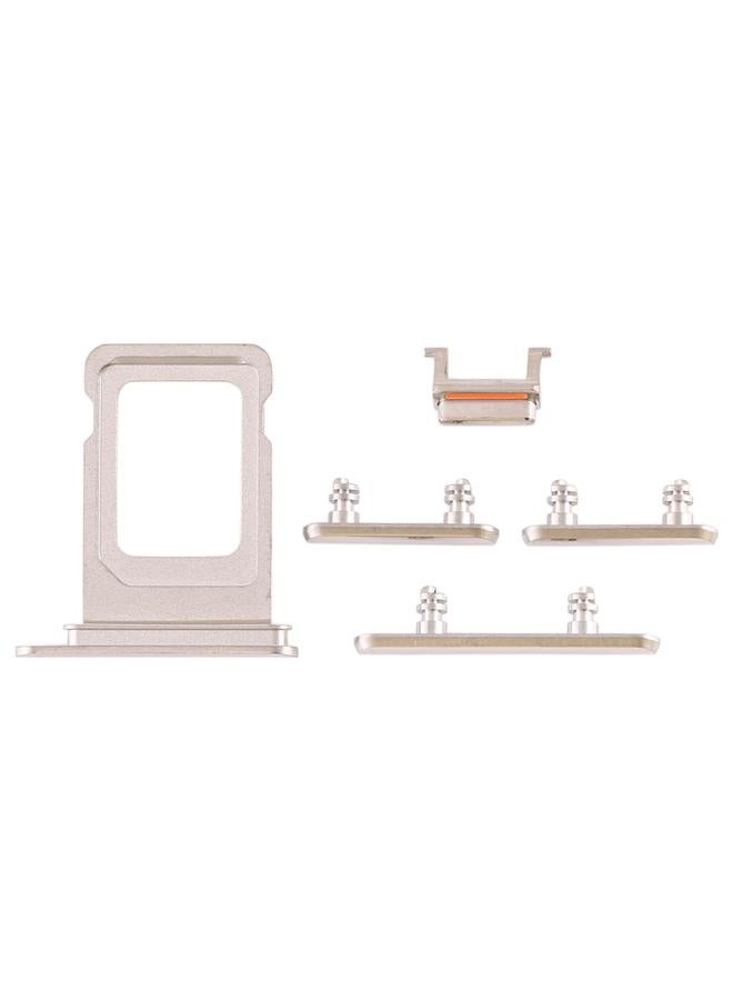 erorex SIM Card Tray + SIM Card Tray + Side Key for iPhone 11 Pro Max / 11 Pro(White) - Image 2