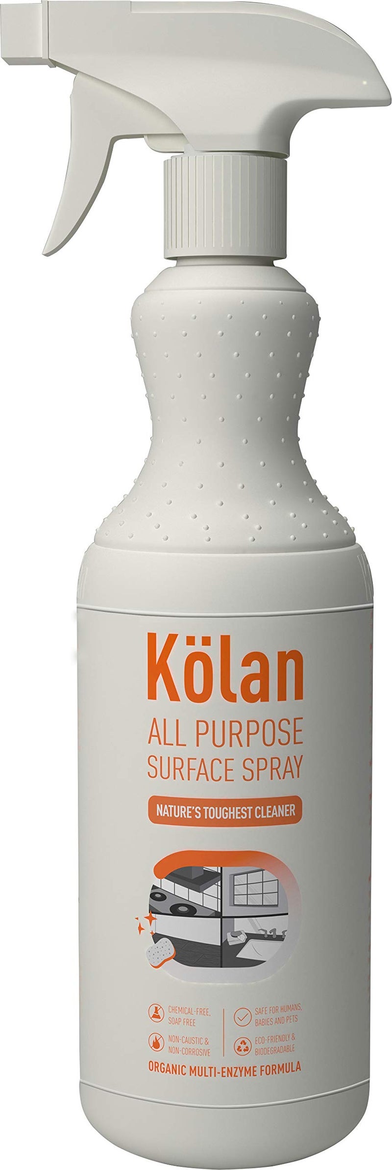 Kolan Organic Biodegradable Eco-Friendly All Purpose Surface Spray Cleaner 700 ML (Suitable for All Surfaces Including Marble, Granite, Wood, Tiles, Stainless Steel and Glass) - Image 1